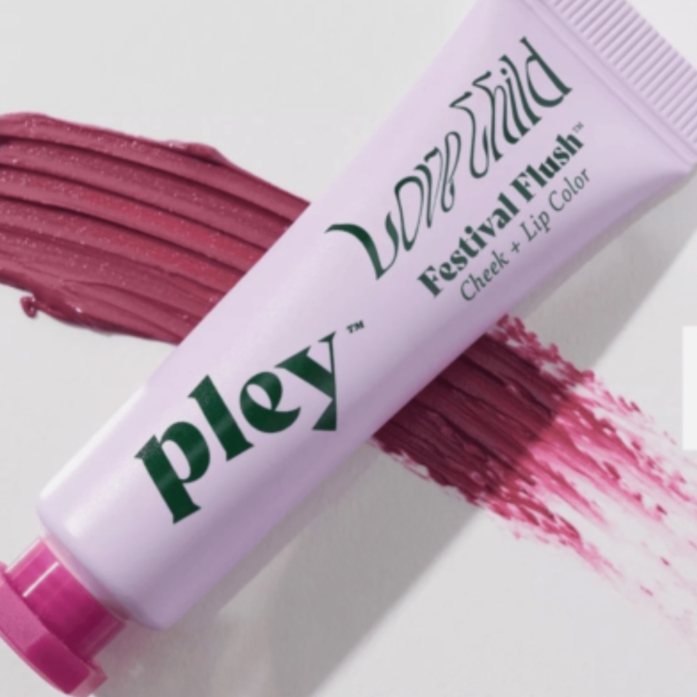 Pley Beauty Festival Flush Cheek + Lip Color - Plum Springs NIB
